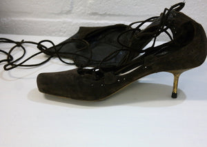 Escarpin en daim MICHEL PERRY