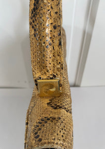 Sac à main en cuir années 50