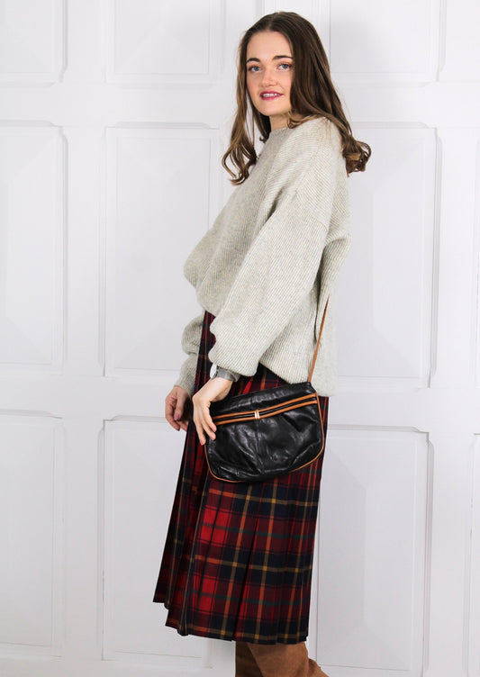 Sac à main en cuir vintage